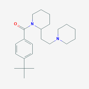 (4-Tert-butylphenyl){2-[2-(piperidin-1-yl)ethyl]piperidin-1-yl}methanone