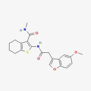 2-{[(5-methoxy-1-benzofuran-3-yl)acetyl]amino}-N-methyl-4,5,6,7-tetrahydro-1-benzothiophene-3-carboxamide