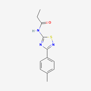 N-[3-(4-methylphenyl)-1,2,4-thiadiazol-5-yl]propanamide