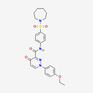 N-[4-(azepan-1-ylsulfonyl)phenyl]-1-(4-ethoxyphenyl)-4-oxo-1,4-dihydropyridazine-3-carboxamide