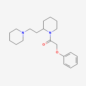 1-(Phenoxyacetyl)-2-(2-piperidin-1-ylethyl)piperidine