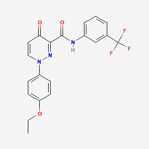 1-(4-ethoxyphenyl)-4-oxo-N-[3-(trifluoromethyl)phenyl]-1,4-dihydropyridazine-3-carboxamide