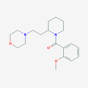 4-{2-[1-(2-Methoxybenzoyl)piperidin-2-yl]ethyl}morpholine