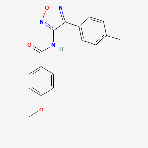 4-ethoxy-N-[4-(4-methylphenyl)-1,2,5-oxadiazol-3-yl]benzamide