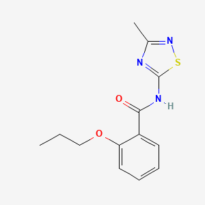 N-(3-methyl-1,2,4-thiadiazol-5-yl)-2-propoxybenzamide