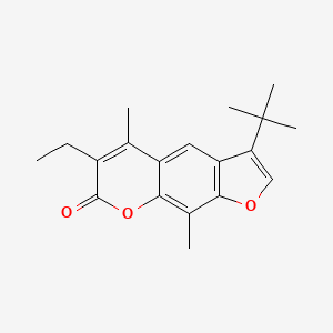 3-tert-butyl-6-ethyl-5,9-dimethyl-7H-furo[3,2-g]chromen-7-one