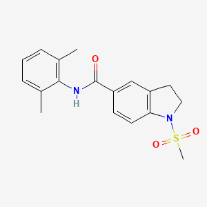 N-(2,6-dimethylphenyl)-1-(methylsulfonyl)indoline-5-carboxamide