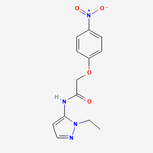 N-(1-ethyl-1H-pyrazol-5-yl)-2-(4-nitrophenoxy)acetamide