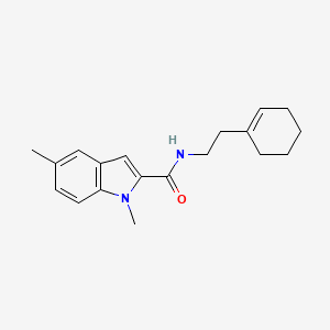 N-[2-(cyclohex-1-en-1-yl)ethyl]-1,5-dimethyl-1H-indole-2-carboxamide