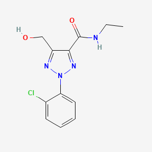 2-(2-chlorophenyl)-N-ethyl-5-(hydroxymethyl)-2H-1,2,3-triazole-4-carboxamide