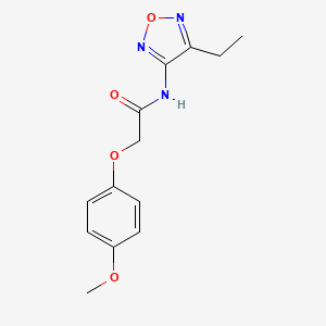 N-(4-ethyl-1,2,5-oxadiazol-3-yl)-2-(4-methoxyphenoxy)acetamide