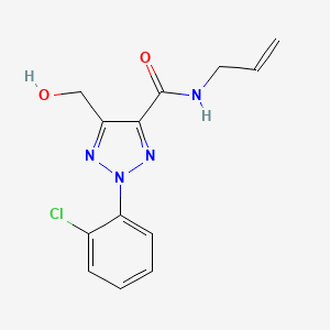 2-(2-chlorophenyl)-5-(hydroxymethyl)-N-(prop-2-en-1-yl)-2H-1,2,3-triazole-4-carboxamide