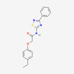 2-(4-ethylphenoxy)-N-(3-phenyl-1,2,4-thiadiazol-5-yl)acetamide