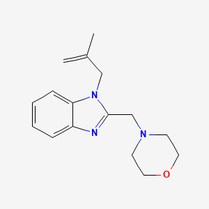 1-(2-methylprop-2-en-1-yl)-2-(morpholin-4-ylmethyl)-1H-benzimidazole