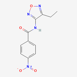 N-(4-ethyl-1,2,5-oxadiazol-3-yl)-4-nitrobenzamide