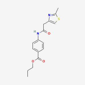 Propyl 4-{[(2-methyl-1,3-thiazol-4-yl)acetyl]amino}benzoate