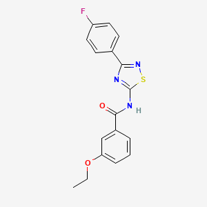 3-ethoxy-N-[3-(4-fluorophenyl)-1,2,4-thiadiazol-5-yl]benzamide