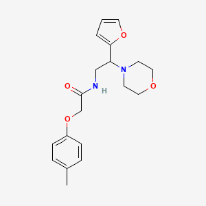 N-(2-(furan-2-yl)-2-morpholinoethyl)-2-(p-tolyloxy)acetamide