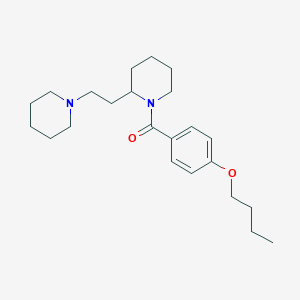 (4-Butoxyphenyl){2-[2-(piperidin-1-yl)ethyl]piperidin-1-yl}methanone