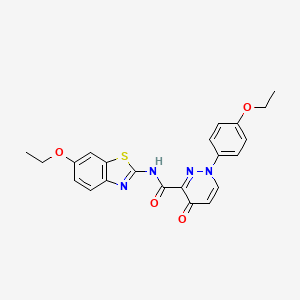 N-(6-ethoxy-1,3-benzothiazol-2-yl)-1-(4-ethoxyphenyl)-4-oxo-1,4-dihydropyridazine-3-carboxamide