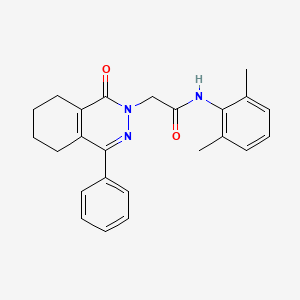 N-(2,6-dimethylphenyl)-2-(1-oxo-4-phenyl-5,6,7,8-tetrahydrophthalazin-2(1H)-yl)acetamide