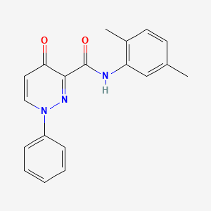 N-(2,5-dimethylphenyl)-4-oxo-1-phenyl-1,4-dihydropyridazine-3-carboxamide