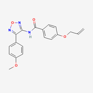 N-[4-(4-methoxyphenyl)-1,2,5-oxadiazol-3-yl]-4-(prop-2-en-1-yloxy)benzamide