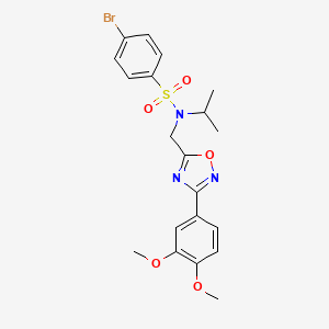 4-bromo-N-{[3-(3,4-dimethoxyphenyl)-1,2,4-oxadiazol-5-yl]methyl}-N-(propan-2-yl)benzenesulfonamide