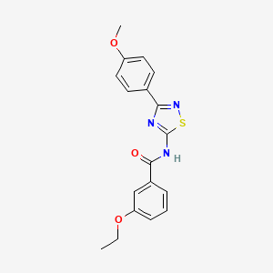 3-ethoxy-N-[3-(4-methoxyphenyl)-1,2,4-thiadiazol-5-yl]benzamide