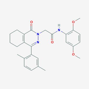 N-(2,5-dimethoxyphenyl)-2-[4-(2,5-dimethylphenyl)-1-oxo-5,6,7,8-tetrahydrophthalazin-2(1H)-yl]acetamide