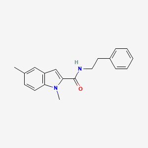 1,5-dimethyl-N-(2-phenylethyl)-1H-indole-2-carboxamide