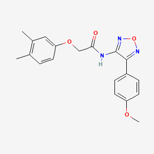 2-(3,4-dimethylphenoxy)-N-[4-(4-methoxyphenyl)-1,2,5-oxadiazol-3-yl]acetamide