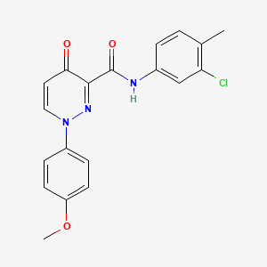 N-(3-chloro-4-methylphenyl)-1-(4-methoxyphenyl)-4-oxo-1,4-dihydropyridazine-3-carboxamide