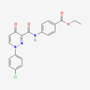 Ethyl 4-({[1-(4-chlorophenyl)-4-oxo-1,4-dihydropyridazin-3-yl]carbonyl}amino)benzoate