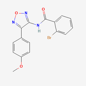 2-bromo-N-[4-(4-methoxyphenyl)-1,2,5-oxadiazol-3-yl]benzamide