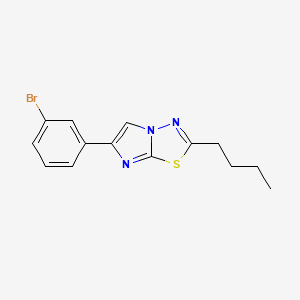 6-(3-Bromophenyl)-2-butylimidazo[2,1-b][1,3,4]thiadiazole