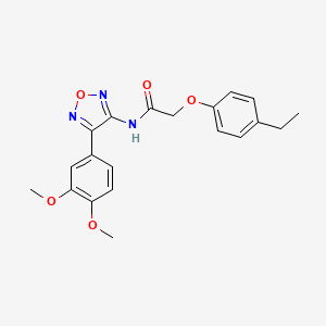 N-[4-(3,4-dimethoxyphenyl)-1,2,5-oxadiazol-3-yl]-2-(4-ethylphenoxy)acetamide