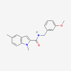 N-(3-methoxybenzyl)-1,5-dimethyl-1H-indole-2-carboxamide