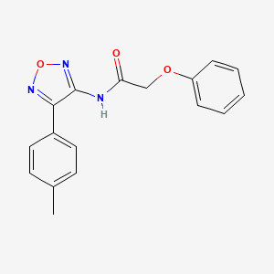 N-[4-(4-methylphenyl)-1,2,5-oxadiazol-3-yl]-2-phenoxyacetamide