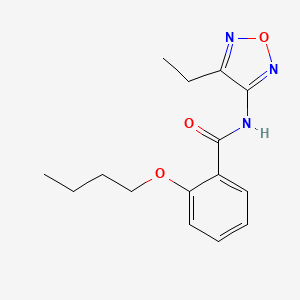 2-butoxy-N-(4-ethyl-1,2,5-oxadiazol-3-yl)benzamide