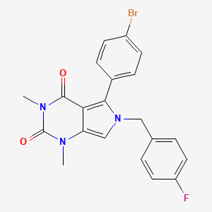 5-(4-bromophenyl)-6-(4-fluorobenzyl)-1,3-dimethyl-1H-pyrrolo[3,4-d]pyrimidine-2,4(3H,6H)-dione