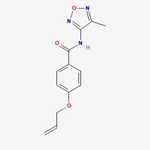 N-(4-methyl-1,2,5-oxadiazol-3-yl)-4-(prop-2-en-1-yloxy)benzamide