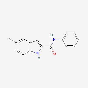 5-methyl-N-phenyl-1H-indole-2-carboxamide