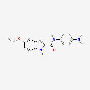 N-[4-(dimethylamino)phenyl]-5-ethoxy-1-methyl-1H-indole-2-carboxamide