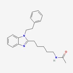 N-{5-[1-(2-phenylethyl)-1H-benzimidazol-2-yl]pentyl}acetamide