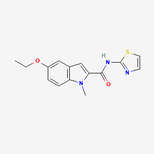 5-ethoxy-1-methyl-N-(1,3-thiazol-2-yl)-1H-indole-2-carboxamide