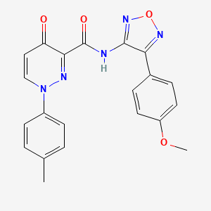 N-[4-(4-methoxyphenyl)-1,2,5-oxadiazol-3-yl]-1-(4-methylphenyl)-4-oxo-1,4-dihydropyridazine-3-carboxamide