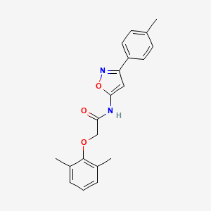 2-(2,6-dimethylphenoxy)-N-[3-(4-methylphenyl)-1,2-oxazol-5-yl]acetamide