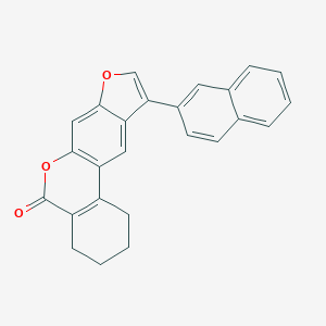 10-(2-naphthyl)-1,2,3,4-tetrahydro-5H-benzo[c]furo[3,2-g]chromen-5-one