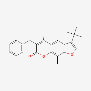 6-benzyl-3-tert-butyl-5,9-dimethyl-7H-furo[3,2-g]chromen-7-one